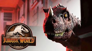 Ceratosaurus attacks the Campers Jurassic World Camp Cretaceous Season 4 Clip [upl. by Wiburg]