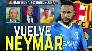 🚨💣 ÚLTIMA HORA BARÇA NEYMAR QUIERE CONVENCER A LAPORTA  PEDREROL YA CANSA  SZCZESNY OFICIAL HOY [upl. by Richella]