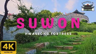 Hwaseong Fortress Exploring Suwons Majestic UNESCO World Heritage Site 4K [upl. by Ninaj541]