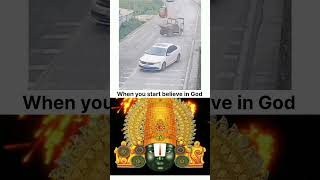 When God wants to save you 🙏 shortsvirals trendsfeeds omnamonarayana viralshorts viralsfeeds [upl. by Diannne]