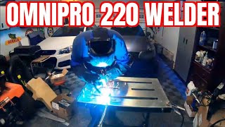 harborfreight Vulcan Omnipro 220  Initial SetupReview [upl. by Nanny]