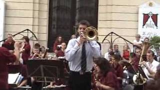 Bayerische Polka  Trombone solo Csaba Bencze [upl. by Thomajan]