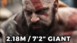 BIGGEST KRATOS ever Created 218m72 The Dutch Giant God of War [upl. by Menell]