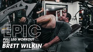 Full Leg Workout with Brett Wilkin and Hypertrophy Coach Joe Bennett [upl. by Enayd]