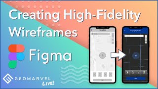 UIUX Design  Creating HighFidelity Wireframes In Figma [upl. by Sinnod]