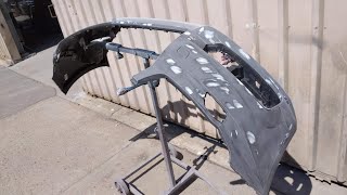 How to Prepare a Bumper Cover For Paint [upl. by Eirot]