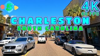 Charleston Drive on a Beautiful Day Part 56 South Carolina USA 4KUHD [upl. by Sarat]