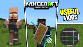 10 Minecraft PE Mods that Every Player Should use in Survival  Best Mods [upl. by Agrippina678]