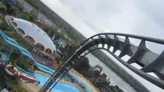 The Swarm Left Front Seat onride HD POV Thorpe Park [upl. by Eilsek]