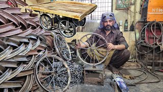 The Process Of Making Wooden Hand cart Creative Wood Work [upl. by Alroi]