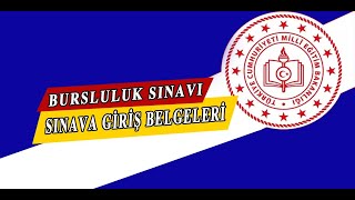 Bursluluk sınav giriş belgeleri açıklandı [upl. by Anisamoht]