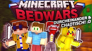 CHAOTISCHSTE RUNDE EVER D  BEDWARS MIT 4 AMIGOPS  CraftingPat [upl. by Dwinnell]