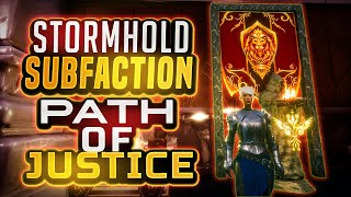 Stormhold Subfaction Path of Justice  Age of Calamitous [upl. by Olnton]