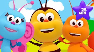 The Hokey Pokey Dance and More Songs 2  Kids Songs amp Nursery Rhymes  Boogie Bugs [upl. by Nohpets617]