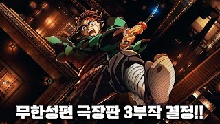 귀멸의 칼날 무한성편 극장판 3부작으로 완결 분량 예측 [upl. by Alexi]