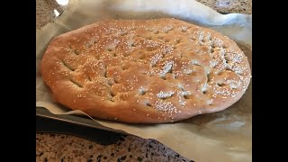 Greek Lagana “Flat” Bread  Ελληνικη Λαγάνα [upl. by Arriaet]