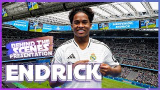 WELCOME ENDRICK  AMAZING PRESENTATION AT BERNABÉU [upl. by Osithe]