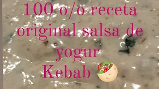 SALSA DE Yogur para kebab 🥙 posiblemente la mejor salsa del mundo [upl. by Allenrad]