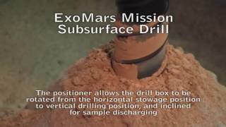 The ExoMars drill  footage from testing [upl. by Ayt]