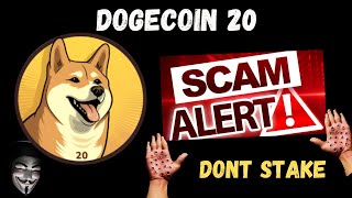 DOGE COIN 20 DOGECOIN20 PRESALE COIN CRYPTO SCAM UPDATE NEWS LEGIT SCOTTY THE AI [upl. by Ainud]