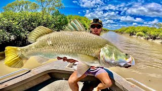 LURE FISHING For Big BARRAMUNDI  In Far North Queensland [upl. by Aoket]