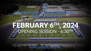 Sayreville Board of Education  Opening Session  20624 [upl. by Kiernan834]