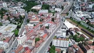 Sarajevo Dron Parlament Vijece ministara BiH SCC Marindvor Skenderija iz vazduha zraka [upl. by Devy673]