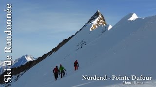 Ski de Randonnée  Nordend Pointe Dufour [upl. by Autum]