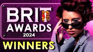 THE WINNERS  BRIT AWARDS 2024  brits 2024 [upl. by Ishmul]