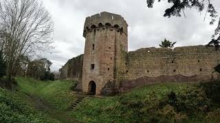 Caldicot Castle Medieval walk in Monmouthshire Wales Dec 3rd 2023 [upl. by Jr768]