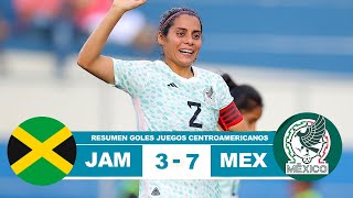 Jamaica vs Mexico Femenil 37 Resumen Goles 2023 [upl. by Slrahc]