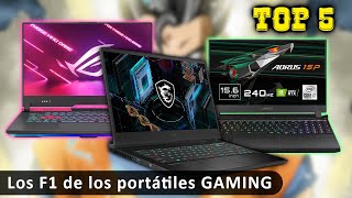 Top 5 Los mejores portátiles gaming gama mediaalta 🔥 desde 1500€ hasta 2200€ [upl. by Ellekcim825]