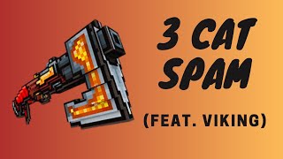 3 Cat Spamming w Viking  Pixel Gun 3D [upl. by Roger528]