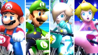 Mario Kart Wii  All Characters Lose amp Win Animations [upl. by Leviralc]