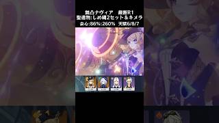 原神無凸ナヴィア 裁断R1のダメージは？金箔凝光とWアタッカー [upl. by Claresta19]