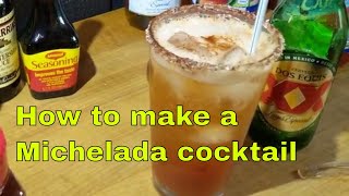 Michelada Recipe How to make a Michelada Cocktail [upl. by Lipson]