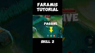 Faramis tutorial for beginners 🫂mobilelegendstoday mobilelegends mlbb foryou faramismlbb [upl. by Tonie73]