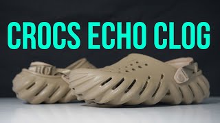 CROCS ECHO CLOG  Unboxing review amp on feet [upl. by Acirderf]