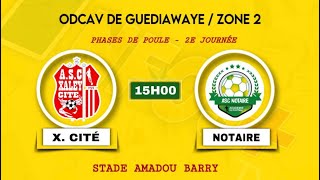 EN DIRECT NAVETANE GUEDIAWAYE 2425  ZONE 2  X CITÉ VS NOTAIRE STAD AMADOU BARRY [upl. by Domella]