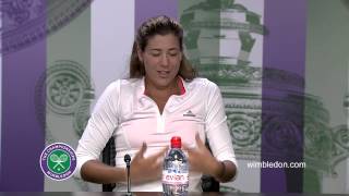 Garbine Muguruza Final Press Conference [upl. by Notrem]