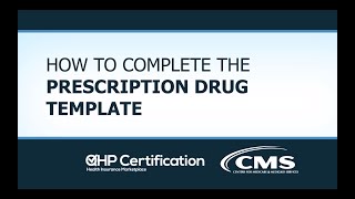 How to Complete the Prescription Drug Template [upl. by Eemak]