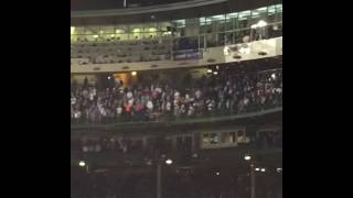 Vin Scully Singing take me out to the ball game at wrigley field [upl. by Lenuahs]