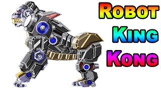 Robot King Kong Vs Robot Vs Dragon Vs Gryphon Vs Lion Vs Shark  Eftsei Gaming [upl. by Isabeau218]