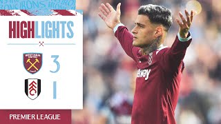 West Ham 31 Fulham  Hammers Secure Back To Back Wins  Premier League Highlights [upl. by Charleton]