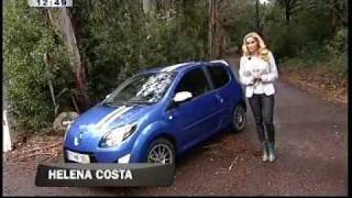 RENAULT TWINGO GT GORDINI EM ENSAIO NA quotTVI24quot [upl. by Ateinotna441]