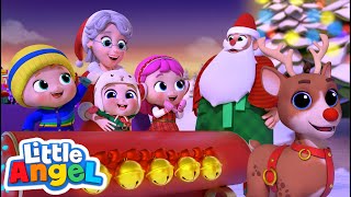 Santa Claus is Sick  We Wish You a Merry Christmas  LittleAngel Kids Songs amp Nursery Rhymes [upl. by Ahsatak584]