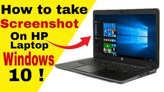 How to take screenshot in windows 10 hp laptop  Take Screenshot in your HP Laptop [upl. by Chadd]