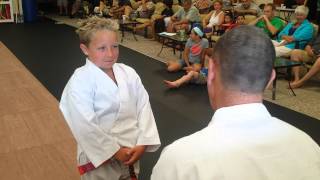 Jackson Nicoll receiving his purple belt [upl. by Yanad335]