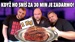 1KG STEAK ZA 4000 KČ Když ho sníš do 30 minut je ZADARMO [upl. by Talley135]