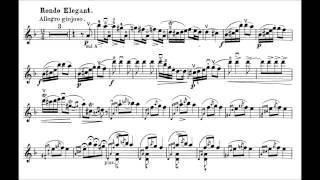 Wieniawski Henryk Romance sans Paroles et Rondo elegant op 9 for violin  piano [upl. by Schlicher837]